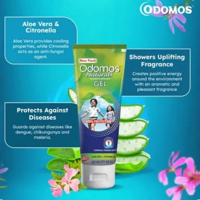 Picture of Odomos Vitamin E & Almond Oil Cream Anti Mosquito 100Gm