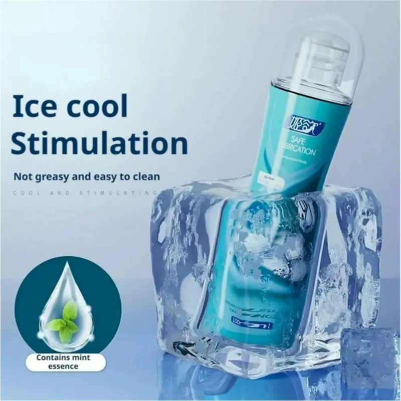 Picture of Flavored lubricant for massage gel with Ice Refreshing Pleasure 100ml
