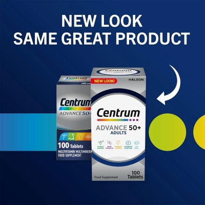 Picture of Centrum Advance 50+ Multivitamin - 100 Tablets