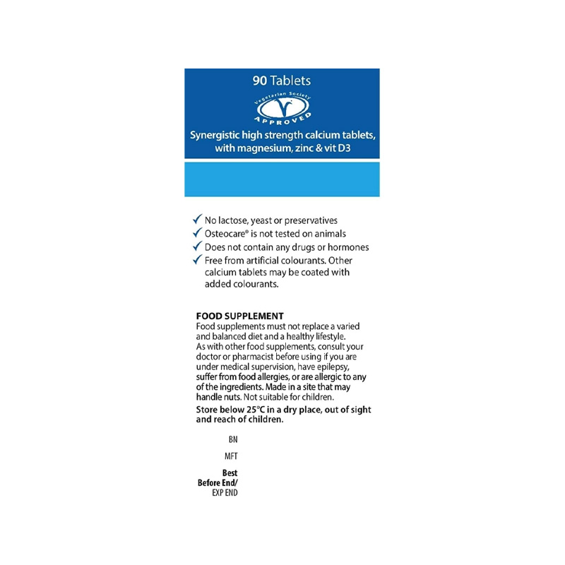 Picture of Vitabiotics Osteocare Calcium 800mg - 90 Tablets