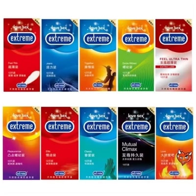 Picture of Extreme Excita Ribbed Condom - 12 Pcs