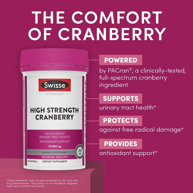 Picture of Swisse Ultiboost High Strength Cranberry 25000mg - 30 Capsule