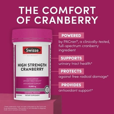 Picture of Swisse Ultiboost High Strength Cranberry 25000mg - 30 Capsule