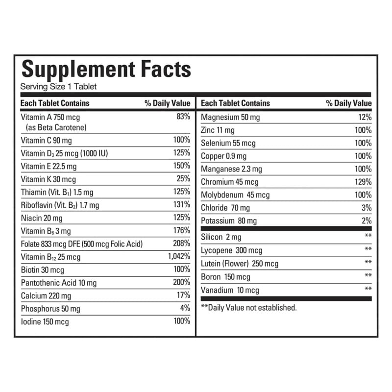 Picture of Kirkland Signature Adults 50+ Mature Multi- 400 Tablets 