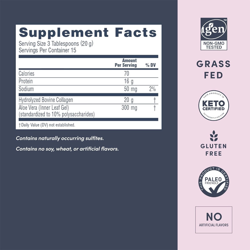 Picture of Neocell Super Collagen with Aloe Supports Healthy Hair, Skin and Nails-300 gm