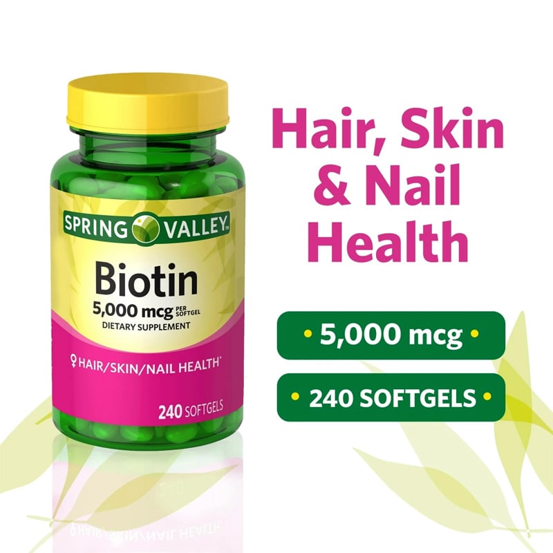 Picture of Spring Valley Biotin 5000mcg -240 Capsules