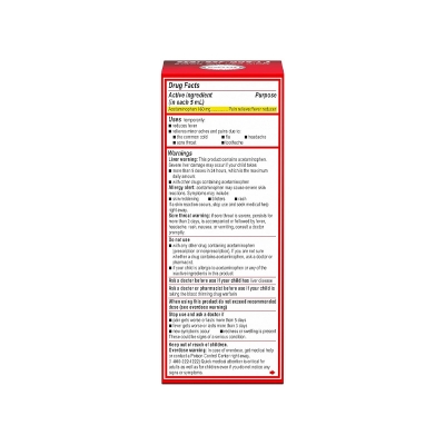 Picture of Tylenol Children's Liquid Oral Suspension Pain Reliever & Fever -120 ml