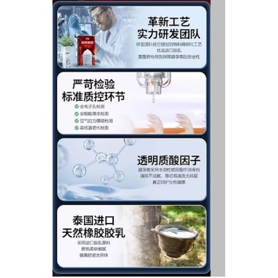 Picture of Yommee Explosive Pleasure Thread Creep Condom (10 pcs) 