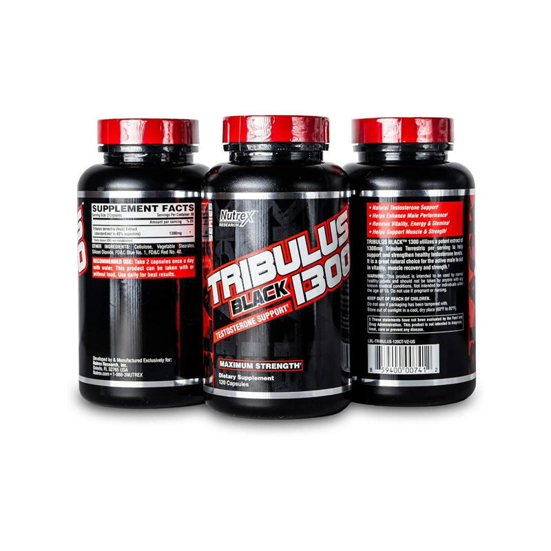 Picture of Tribulus Terrestris for Men by Nutrex Research 1300 mg per Serving-120 Count