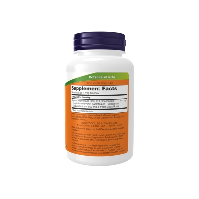 Picture of NOW Maca 750 mg Raw Reproductive Health - 90 Veg Capsules