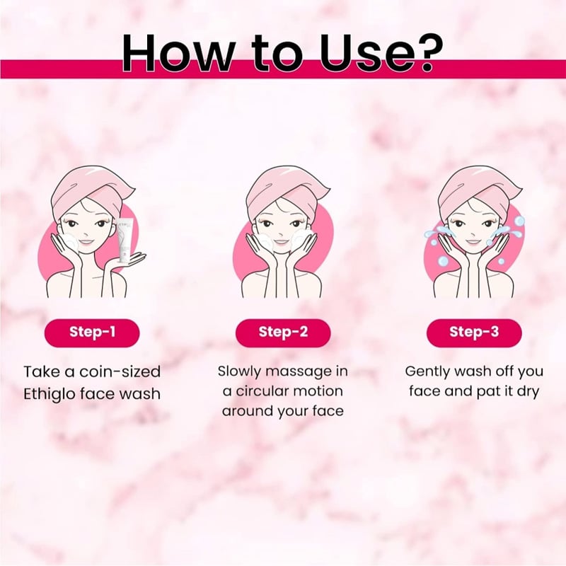Picture of Ethiglo Skin whitening Face Wash - 70ml