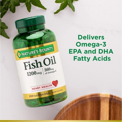 Picture of Nature's Bounty Fish Oil (Omega-3) - 130 Capsules