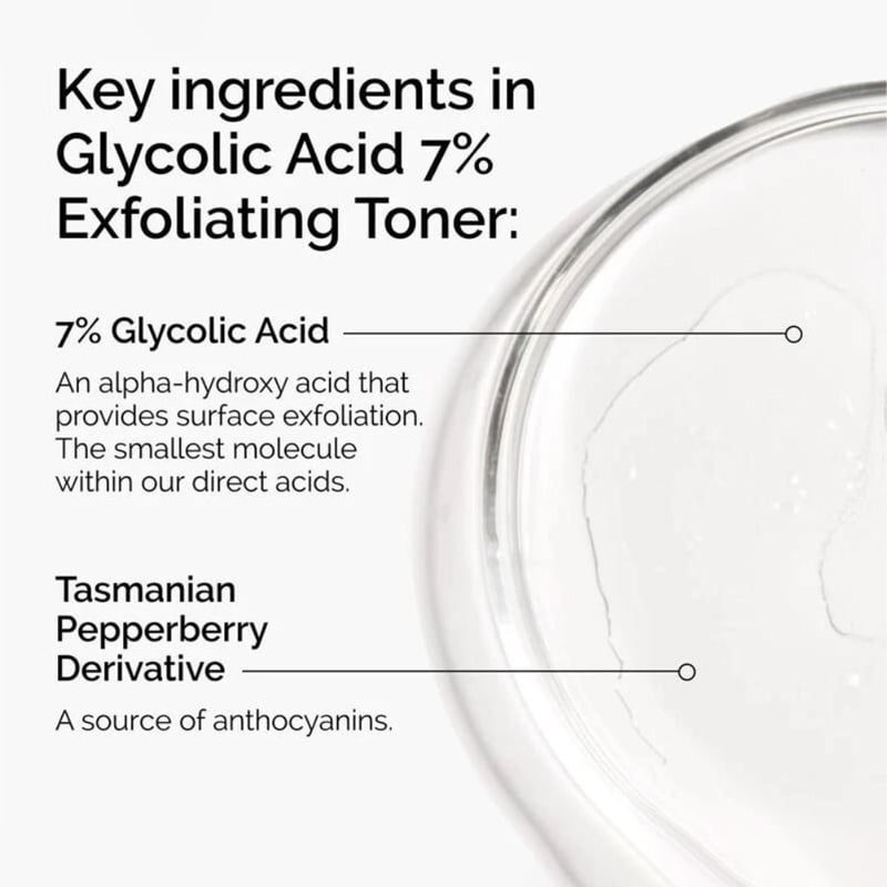Picture of The Ordinary Glycolic Acid 7% Exfoliating Toner - 240 ML