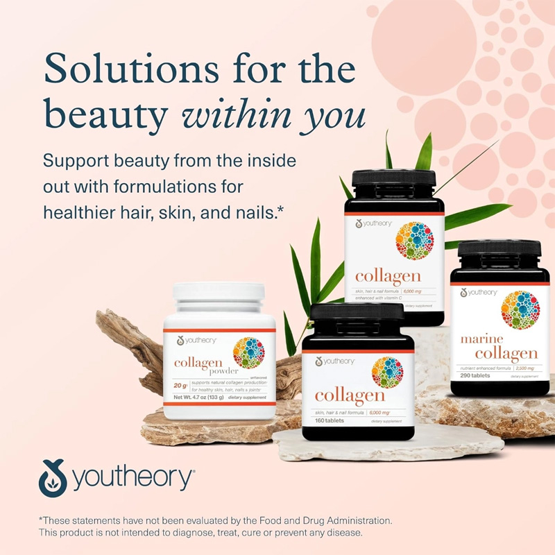 Picture of Youtheory Collagen 6000 mg -290 Tablets