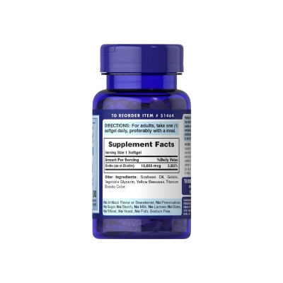 Picture of Puritan's Pride Biotin 10000mcg - 100 Capsules