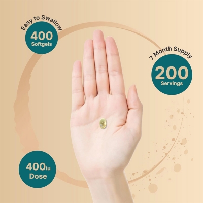 Picture of NatureBell Vitamin E Oil Softgels 400iu Per Serving- 400 Pills