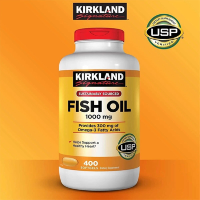 Picture of Kirkland Signature Fish Oil 1000mg 400 Softgels