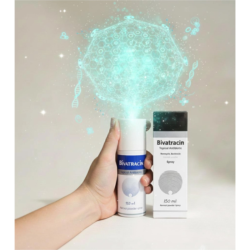 Picture of Bivatracin Topical Antibiotic Spray 150ml | Neomycin & Bacitracin Aerosol Powder