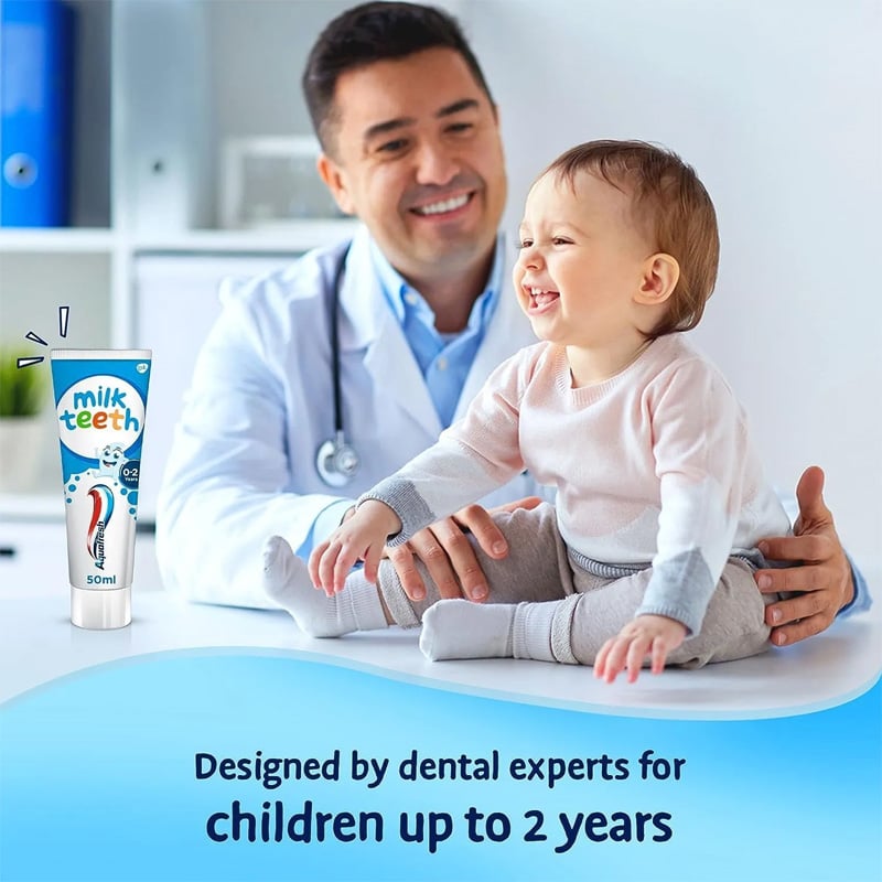 Picture of Aquafresh Kids Toothpaste Milk Teeth 50ml (0-2 Years)