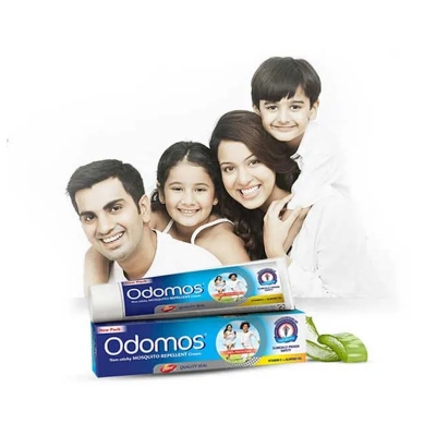 Picture of Odomos Vitamin E & Almond Oil Cream Anti Mosquito 100Gm