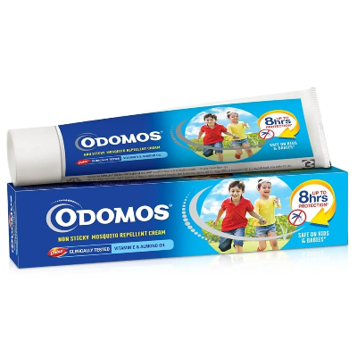Picture of Odomos Vitamin E & Almond Oil Cream Anti Mosquito 125Gm