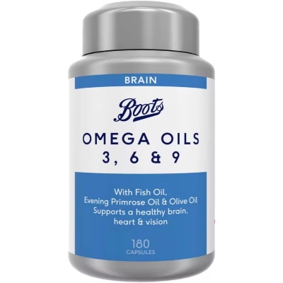 Picture of Boots Omega Oils 3 6 & 9 - 180 Capsules 
