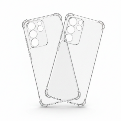 Picture of Mobile Cover For Tecno SPARK 30 4G SPARK 30C 4G CAMON 30 4G SPARK 30 Pro 4G  SPARK GO 2023 SMART 7 POP 7 POP 7 PRO SMART 7 HD Clear Transparent Shockproof TPU Back Cover Case – Anti-Fall 1.5mm Thick Airbag Protection