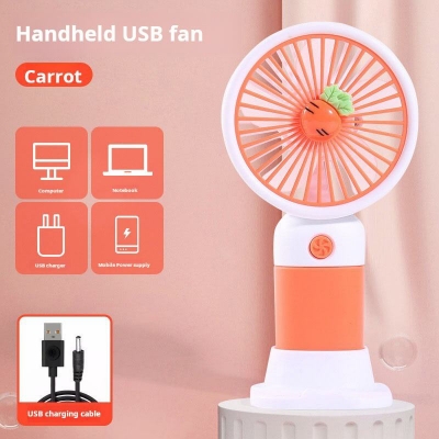 Picture of Factory Price Cute Flower Wireless Custom Handheld Fan Outdoor Mini Portable Usb Fan