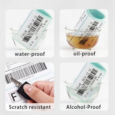 Picture of 75mm x 100mm (3"x4") Thermal Label Sticker Roll – Direct Thermal Shipping Label, Strong Adhesive, Waterproof, Oil-Proof Barcode Sticker for Courier, Daraz, eCommerce & POS Printer
