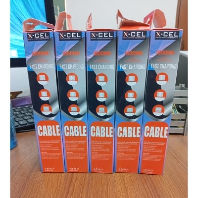 Picture of X-CEL 1000mm Type-C Fast Charging Data Cable | High Speed USB Charging Cable for Android Smartphones | Durable Strong Build | Quick Charge Support | Fast Sync & Data Transfer Cable for All Type-C Devices