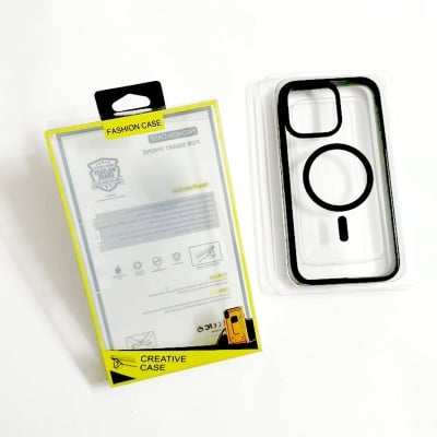 Picture of MagSafe Magnetic Wireless Charging Clear Case for Samsung Galaxy A05 A06 A07 A15 A16 A17 A23 A24 A25 A26 A35 A36 A54 A55 A56 A57 Shockproof Transparent Back Cover