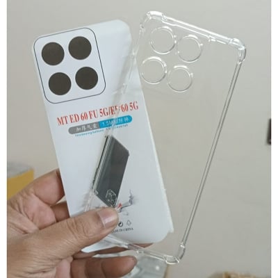Picture of Mobile Cover For Tecno SPARK 30 4G SPARK 30C 4G CAMON 30 4G SPARK 30 Pro 4G  SPARK GO 2023 SMART 7 POP 7 POP 7 PRO SMART 7 HD Clear Transparent Shockproof TPU Back Cover Case – Anti-Fall 1.5mm Thick Airbag Protection