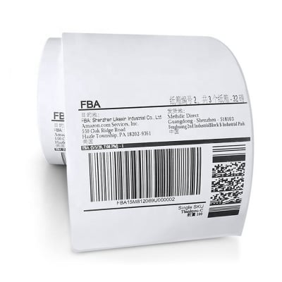 Picture of 75mm x 100mm (3"x4") Thermal Label Sticker Roll – Direct Thermal Shipping Label, Strong Adhesive, Waterproof, Oil-Proof Barcode Sticker for Courier, Daraz, eCommerce & POS Printer
