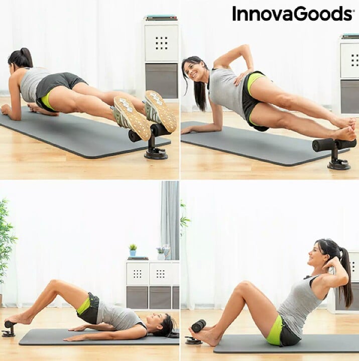 Picture of Self-Suction Sit Up Bars Situp Assist Bar Stand Gym Workout Fitness Equipment