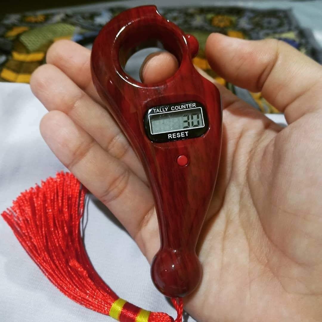 Picture of Rotating Prayer Beads Digital Counter Portable Finger Tasbeeh