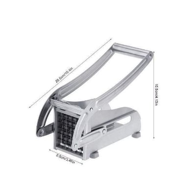 Picture of FryMaster Heavy-Duty Stainless Steel French Fry Cutter and Potato Slicer for Restaurant and Home Use