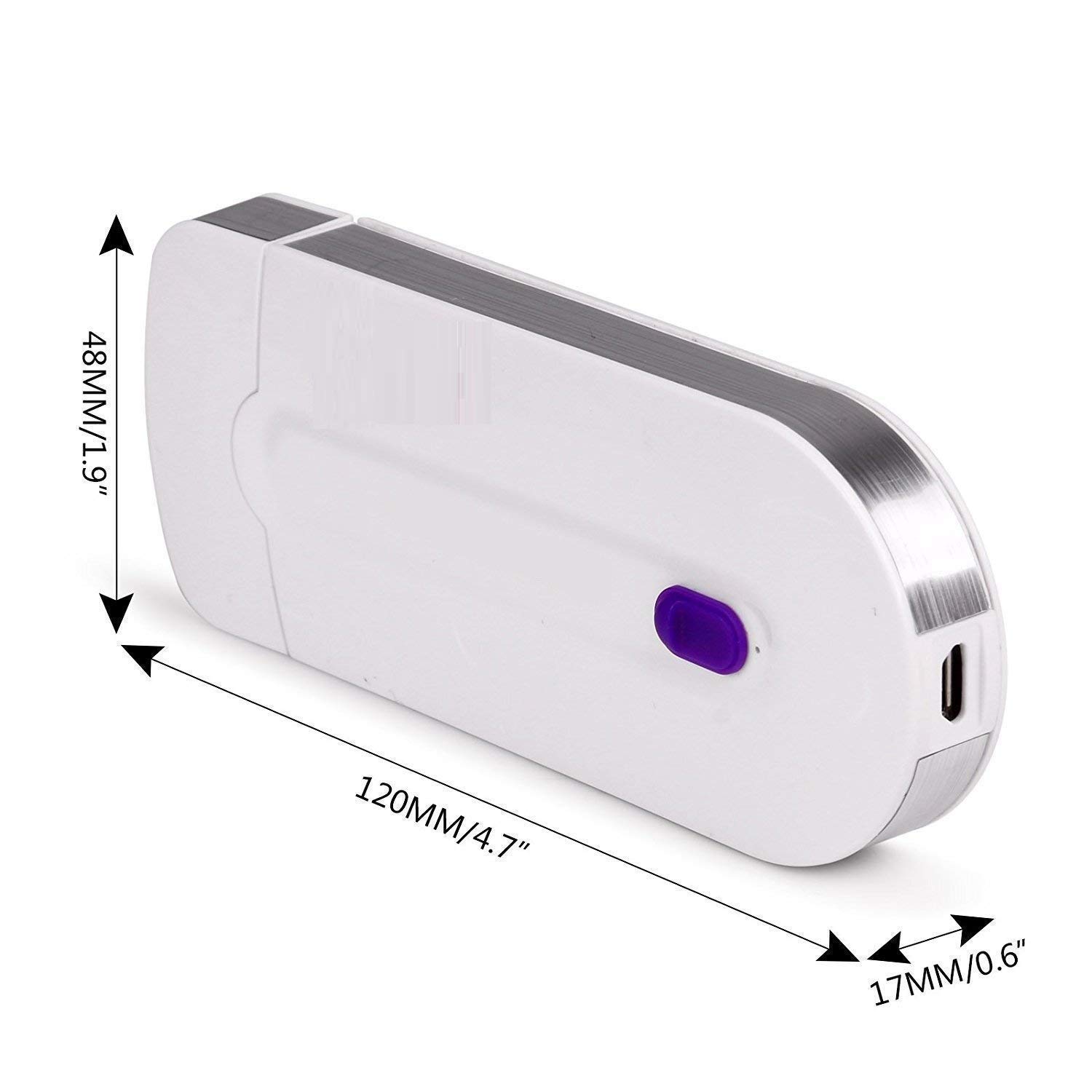 Picture of SmoothGlide Portable Crystal Hair Remover with USB Charging for Full Body Grooming