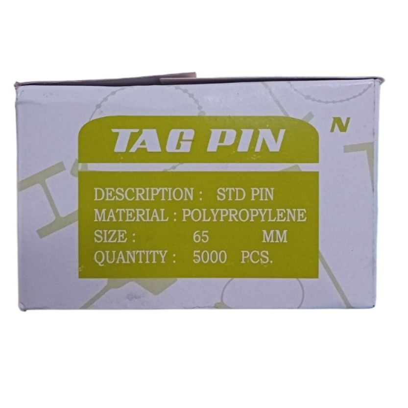 Picture of Tag Gun Pin T Shape Plastic Tag Gun Pin (White Color / Black Colours) - Tag Gun - Tag Pin Barbs Pin Sturdy Durable Efficient Economical I Fine Pins Different Size Advible 