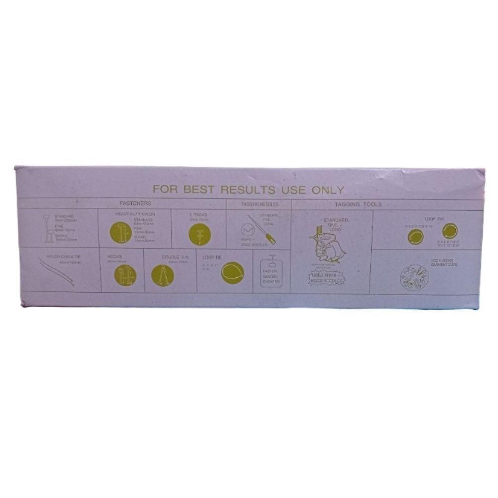 Picture of Tag Gun Pin T Shape Plastic Tag Gun Pin (White Color / Black Colours) - Tag Gun - Tag Pin Barbs Pin Sturdy Durable Efficient Economical I Fine Pins Different Size Advible 