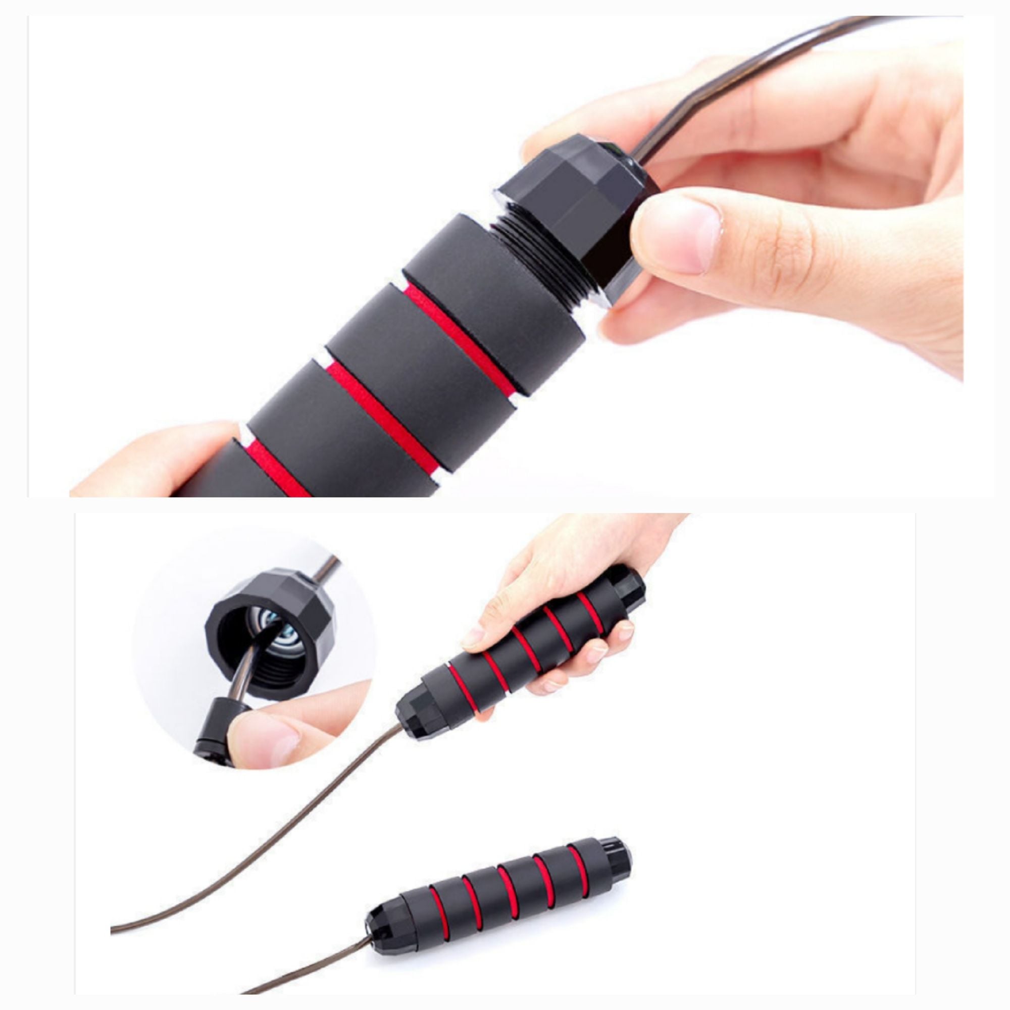 Picture of Jump Rope Adult Steel Wire Skipping Rope For Men And Women To Lose Weight Bearing Fitness Fat-burning Special Skipping Rope Jumping Rope For Students Special For High School Entrance Examination Sporting Goods Physical Training - Less Maintenance