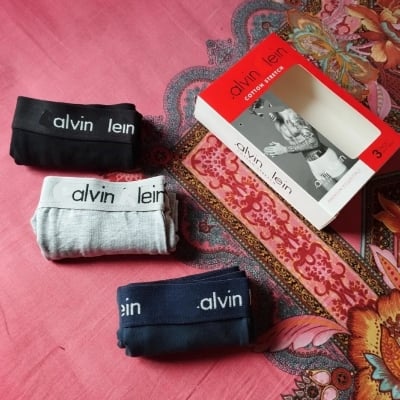 Picture of 3 Pis Cotton Box Boxer Underwear Set For Men Best Quality Comfortable Short Pant-Male Underpant Shorts Well Designed Brif - Multiple Size Advible The Day Ultimate Top - Kaluin
