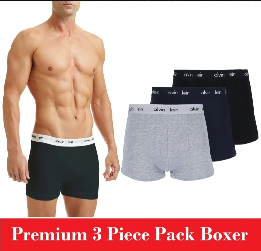 Picture of 3 Pis Cotton Box Boxer Underwear Set For Men Best Quality Comfortable Short Pant-Male Underpant Shorts Well Designed Brif - Multiple Size Advible The Day Ultimate Top - Kaluin