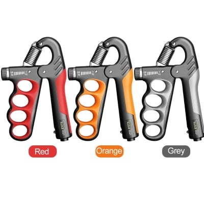 Picture of 1 pis 10-100Kg Adjustable Hand Gripper Heavy Hand Strengthner High Quality Non Slip Griper Professional Hand Exercise Finger Muscle Recovery Electronic Counting 4 Digit Display Home Gym Equipment Wrist Trainer Finger Fitness - 4 Finger Model