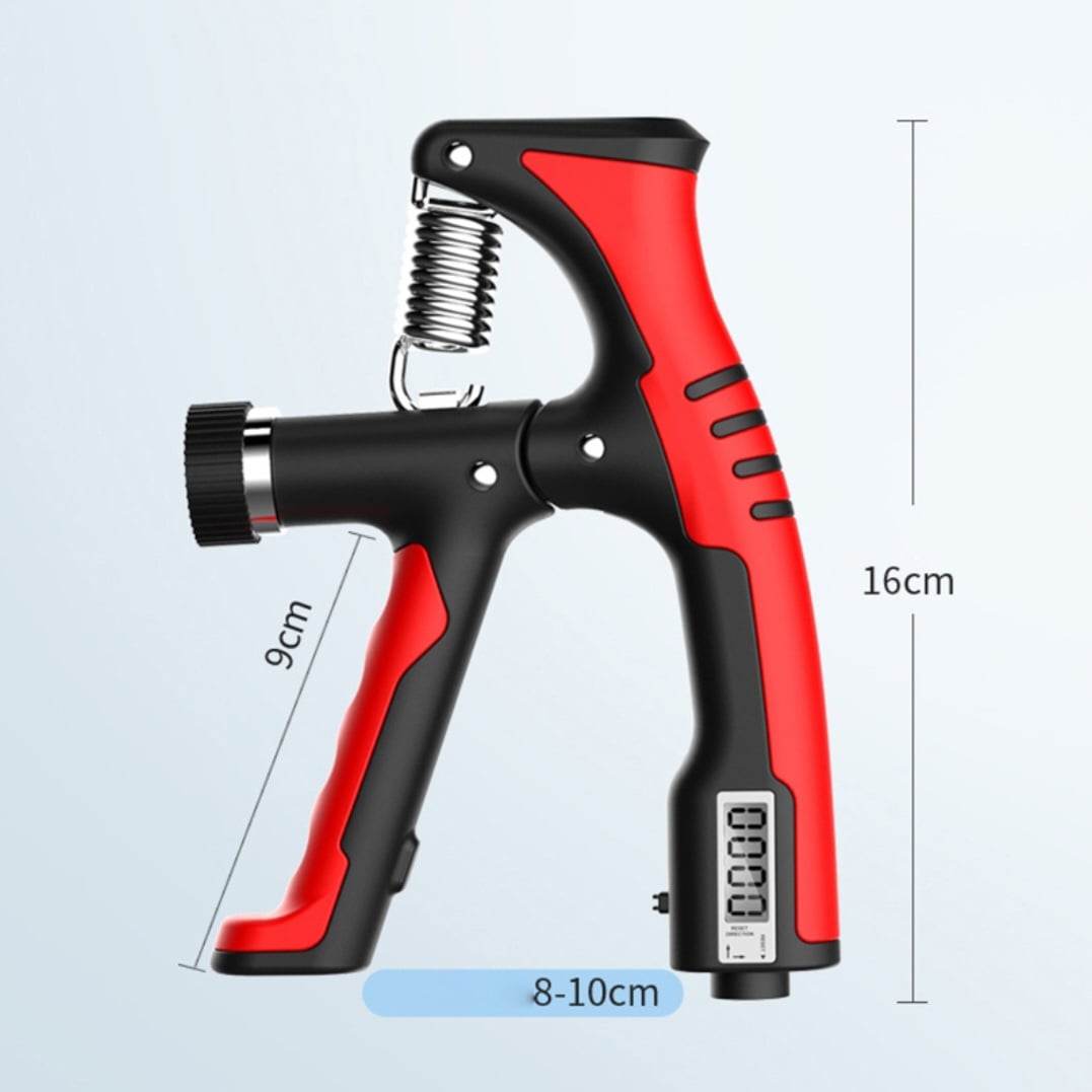 Picture of 1 Pis Adjustable Electronic Counting Hand strengthen For Men & Woman - High Quality Non Slip Professional Wrist Training Equipment -10-100 Kg Finger Muscle Recovery Griper - A Shoe Model