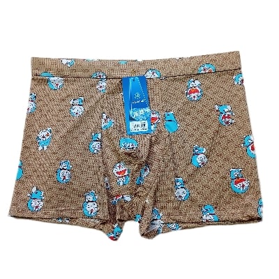 Picture of 4 Pcs China Ice Silk Print Underwear Boxer For Men - Soft Cool Slim Fit Breathable Stretch Material Best quality Well Design Brief For Boys - 4 Pis China Ice Silk Boxer Set