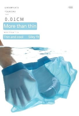 Picture of Miiōw Underwear for men China Ice Silk Men's Underwear - Antibacterial  Men Boxer - (1 Pis) - Male Underpants Shorts Boxers  Panties Brief - Luxurious comfort for your everyday - 1 Pis Boxer