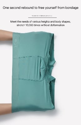 Picture of Miiōw Underwear for men China Ice Silk Men's Underwear - Antibacterial  Men Boxer - (1 Pis) - Male Underpants Shorts Boxers  Panties Brief - Luxurious comfort for your everyday - 1 Pis Boxer