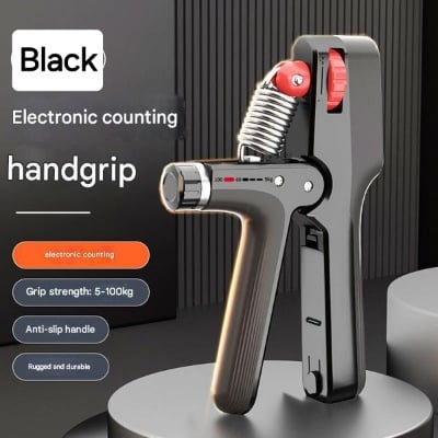 Picture of New Charge Electronic Counting Grip Strengthener 5-100 kg Hand Trainer Professional Wrist Strengthener Adjustable Grip Strengthener - LCD Timing Display