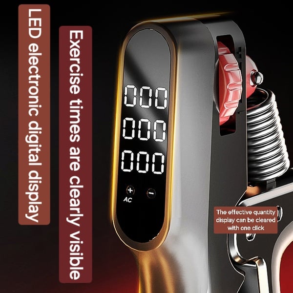 Picture of New Charge Electronic Counting Grip Strengthener 5-100 kg Hand Trainer Professional Wrist Strengthener Adjustable Grip Strengthener - LCD Timing Display