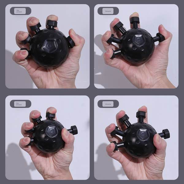 Picture of Ball Hand Griper Hand Exercise Equipment High Quality Non Slip Griper Professional Hand Exercise Finger Muscle Recovery Hand Griper Wrist Training - Ball 5 Finger